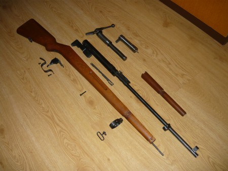 Vz.47 v čiastočne rozloženom stave